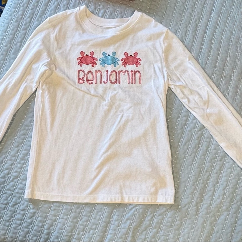 Long sleeve Benjamin crab shirt
